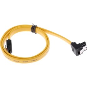 Resim Lovıver Premium Yüksek Kalite Sata Iıı 6.0 Gbps L Şekli Kablo 180 Derece, Sarı (Yurt Dışından) 