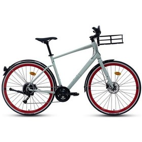 Resim Carraro 28J CARRARO COMMUTER ŞEHİR BİSİKLETİ - GRİ KIRMIZI - 52 KADRO 