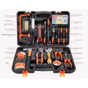 Resim newprotech 105 parça ev takım çantası el aletleri ev gereçleri lokma takımı 