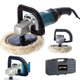 Resim Sturdy 1200 Watt Devir Ayarlı Çantalı Pasta Cila Makinası Polisaj Makinası 