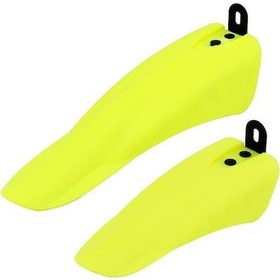 Resim Bisiklet 16 Jant 20 Jant Çamurluk Takımı Lime Sarı 