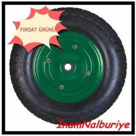 Resim El Arabası Şişme Teker - Metal Jant 