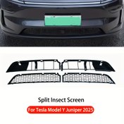 Resim Tesla Model Y 2025 için 7.62cm Bölünmüş Böcek Ekranı İçi - Kolay Çıkarılabilir ABS Ön Gölgelik Koruma, 5 Koltuklu Araç Böcek Bariyeri, Böcek Koruma | Modern Estetik | ABS Gölgelik İçi, Böcek Ekranı 
