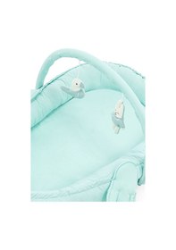 Resim Melek Kanatlı Babynest, Bebek Yatağı-mint, İlk Yatağım, Oyuncak Barlı Bebek Yuvası 