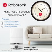 Resim Roborock Flexiarm Design Kenar Paspaslama Sistemi Kusursuz Temizlik Erişimi ,çöp Istasyonlu Akıllı Robot Süpürge 