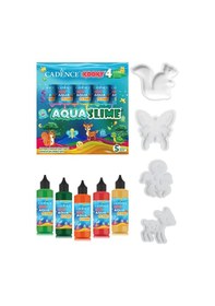 Resim Aqua Slime - Kendin Yap Oyuncak Seti - Orman Hayvanları Seti 5x90ml 