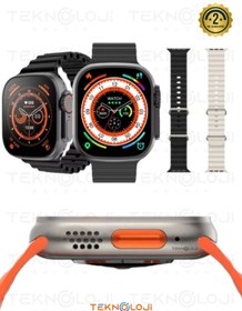 Resim Teknoloji Gelsin Watch 8 Ultra Smart Watch Akıllı Saat 45mm 1.99inc 3 Tuş Aktif Saatten Konuşma Türkçe Dil 