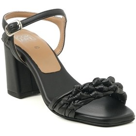 Resim Sandalet Kadın Diğer 7d5145 Comart Tom Intreccıo 5145 Nero Siyah 