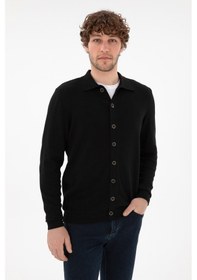 Resim U.s. Polo Assn. Erkek Siyah Hırka Triko 50298272-vr046 Siyah 