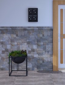 Resim rafineritasarım Posta Kutusu Kilitli Sistem Siyah 4'lü 