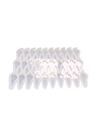 Resim Epoksi Reçine Silikon Kalıp Çoklu Deniz Kabuğu Delikli Anahtarlık Kalıbı 30 Lu 