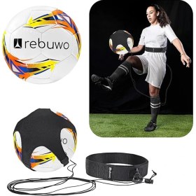 Resim Çocuklar Yetişkinler Için Ayarlanabilir Futbol Antrenman Kemeri ve Top Seti, Turuncu 