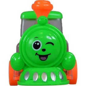 Resim Ctoy Işıklı Sesli Şeffaf Tren Yeşil 