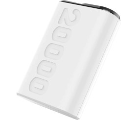 Resim Bix TPB24 20000MAH Pd 20W Usb-C ve Usb-A Qc 3.0 Çift Portlu 22.5W Süper Hızlı Şarj Destekli ve Dijital Ekranlı Mini Powerbank Beyaz 