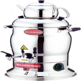 Resim Işıkgaz Çift Demlikli Semaver 7 Lt Gastrontepe 