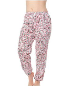 Resim Seher Kadın Uzun Tek Alt Pijama Çiçek Desenli Kışlık Battal Boy -(529000450) 