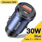 Resim Essageressager 45w Usb Araç Şarj Cihazı Qc4.0 Pd3.0 Scp İphone Uyumlu 14 13 Huawei Samsung Xiaomi İçin Hızlı Şarj Budistribütör Garantili 