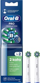Resim Oral-B Cross Action X-Filament Şarjlı Diş Fırçası Yedek Başlığı 2 Adet 
