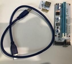 Resim Sl- Ex10 Pcı-E 1x To 16x Sata 6Pin Bitcoin Riser Ekran Kartı Yükseltici S-Link