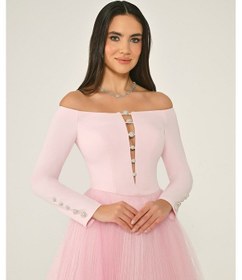 Resim Alfa Beta Kadın Abiye 25y6844 Pembe 