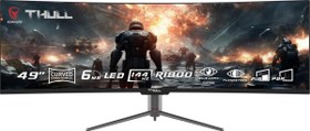 Resim Thull TJ-DFHD49C-144 Ultraview 49” 6ms 144Hz 3840x1080 Dfhd (1x Hdmı+Dp+Type-C+Usb) Va Frameless R1800 Monitör 