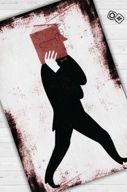 Resim Sadece Kitap Krem Renkli Kitap Sever Halısı Okuma Sever Çalışma Odası Halısı - 200x300 