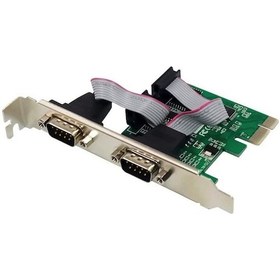 Resim PCI Express Rs232 Rs 232 PCI E Kart 2 Port 4265A Çevirici Dönüştü 