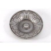 Resim Parmida 4'lü Puro Küllüğü Desenli Metal Gümüş 
