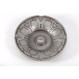 Resim Parmida 4'lü Puro Küllüğü Desenli Metal Gümüş 