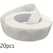Resim 20/40 Yeniden Yazılabilir NFC Etiketler - Silinebilir ve Tekrar Kullanılabilir 13.56MHz 213 NFC Dairesel Sticker, 23mm Beyaz Boş NFC Çıkartma - RFID Etiketleri Dahil, Yazılabilir ve Programlanabilir, NFC Destekli Cihazlarla Uyumlu 