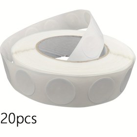 Resim 20/40 Yeniden Yazılabilir NFC Etiketler - Silinebilir ve Tekrar Kullanılabilir 13.56MHz 213 NFC Dairesel Sticker, 23mm Beyaz Boş NFC Çıkartma - RFID Etiketleri Dahil, Yazılabilir ve Programlanabilir, NFC Destekli Cihazlarla Uyumlu 