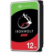 Resim SEAGETE SEAGATE 12TB IRONWOLF ST12000VN0008 256MB 7200RPM NAS DİSKİ (DİSTİ GARANTİLİ) 