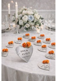 Resim Düğün Nişan Söz Kına İçin Magnet Kişiye Özel 25 Adettir No 105 