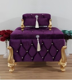 Resim Hasret Çeyiz Sandık Gelin Damat Söz Nişan Bohça Çeyiz Sandığı 2li 0606 