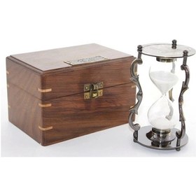 Resim Ahşap Kutulu Pirinç Kumsaati Ksk2060 Çok Renkli 