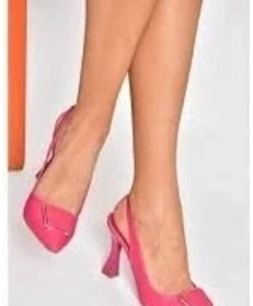 Resim Pıert Fuşya Cilt Topuklu Ayakkabı Çok Renkli 
