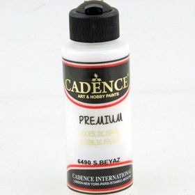 Resim Cadence Akrilik Boya 6490 W.White 120 ml 