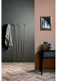 Resim Tasarım Askılık Gold Kıyafet Ve Çanta Askısı Diğer 