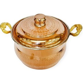 Resim Maraş Bakır Güveç Tencere No: 3 