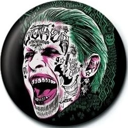 Resim Pyramid International Rozet Suicide Squad Joker Tattoo 