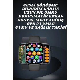 Resim Ekranlı Yeni Nesil Pro Kulaklık ve Akıllı Saat Kampanyası Kulak Içi Mikrofonlu 