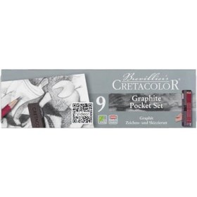 Resim Cretacolor Graphite Eskiz Seti 9 Parça Metal Kutu 16029 