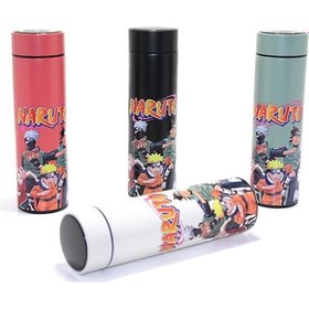 Resim Anime Baskılı Dijital Göstergeli Termos 500 Ml Model 3 Renkli 