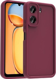 Resim Xiaomi Redmi 13c Kılıf Kamera Korumalı Redclick Ananas Kapak 