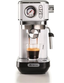 Resim ARİETE Moderna Espresso Slim Kahve Makinesi Beyaz 1381/14 