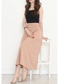 Resim Çan Kesim Etek Vizon - 16569.1778. Çok Renkli 