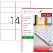 Resim Tanex Tw-2114 105X41MMx100 Adet Lazer Yazıcı Etiketi 