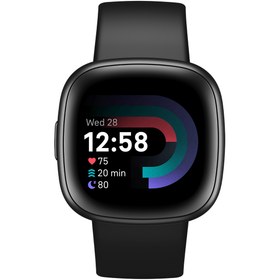 Resim Fitbit Versa 4 Akıllı Saat (Siyah) 