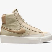 Resim Nike Blazer Mid Victory Kadın Bej Spor Ayakkabı 