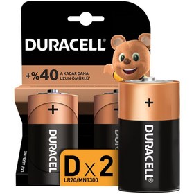 Resim Nessiworld Duracell Basic D Boy Pil 2Li 